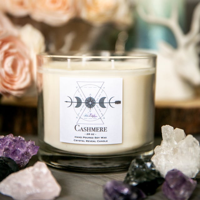 How to make CRYSTAL CANDLES ? SCENTED Candles #designercandles #soycandles  #luxuryhomes 